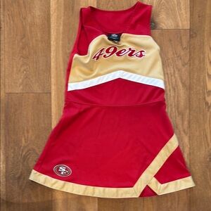 Girls 49ers Cheerleading Uniform | 6x